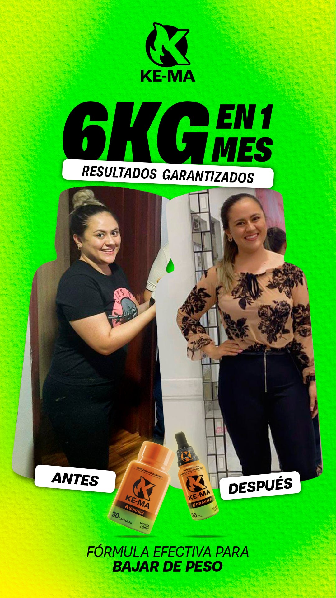 Combo Kema Cápsulas Drenador