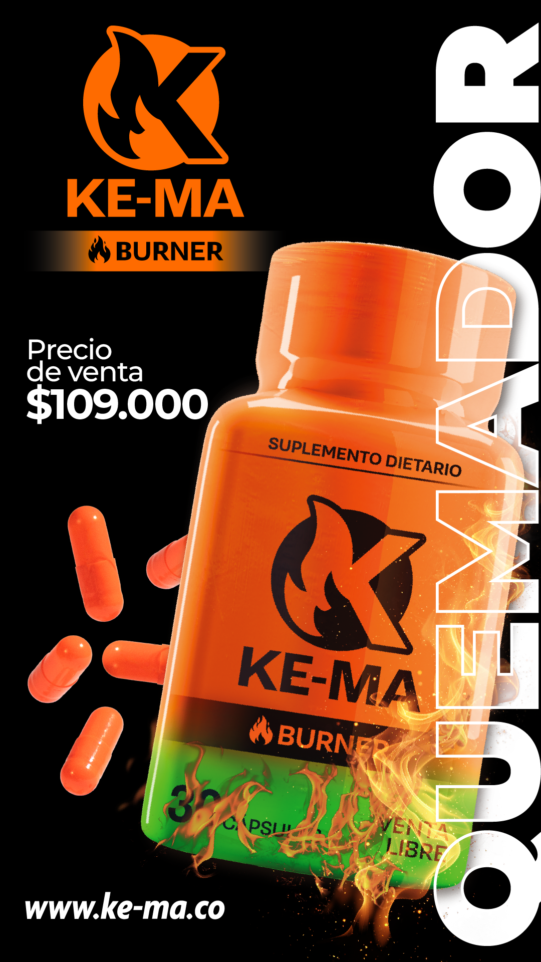 Combo Kema Cápsulas Drenador