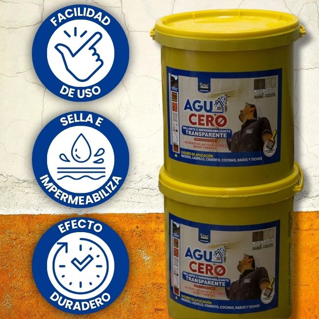 Sellador e Impermeabilizante AguaCero - Protección total contra filtraciones y humedad