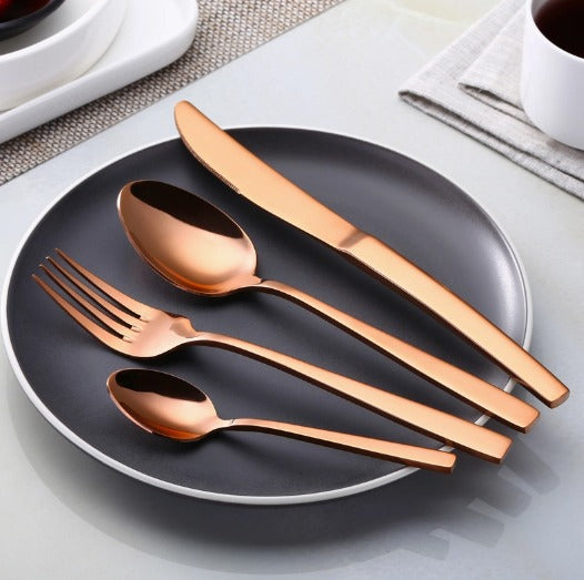 Elysian Gold™ | Set de Cubiertos de Lujo ✨🍽️👑